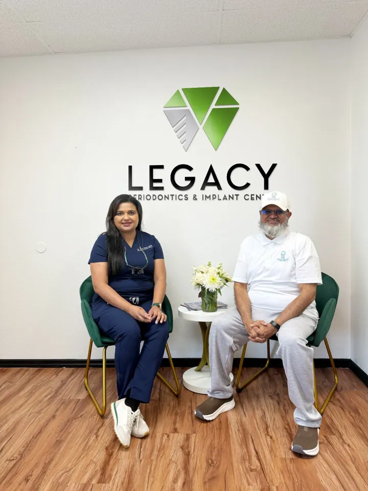 Amir Rangwala of K Business Solutions Inc. visiting a periodontics and implant practice client