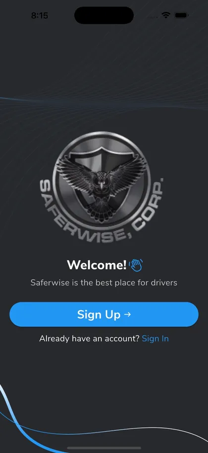 Saferwise mobile app built by K Business Solutions Inc.