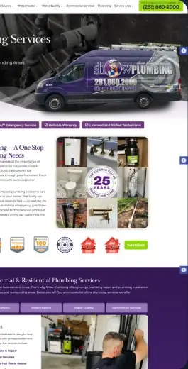 Show Plumbing website