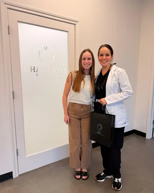 Our team with a general dentistry client